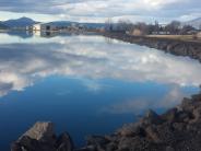 View at the wastewater treatment plant on 11-16-16.