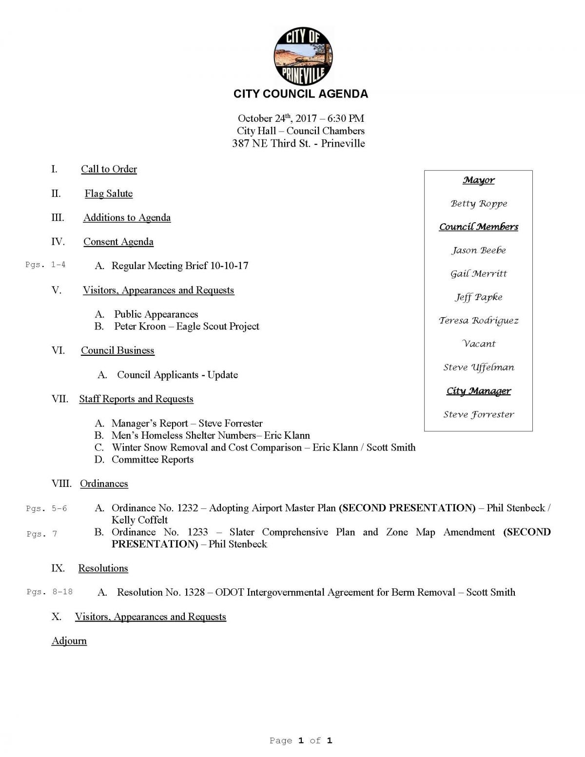 Council Agenda 10-24-17