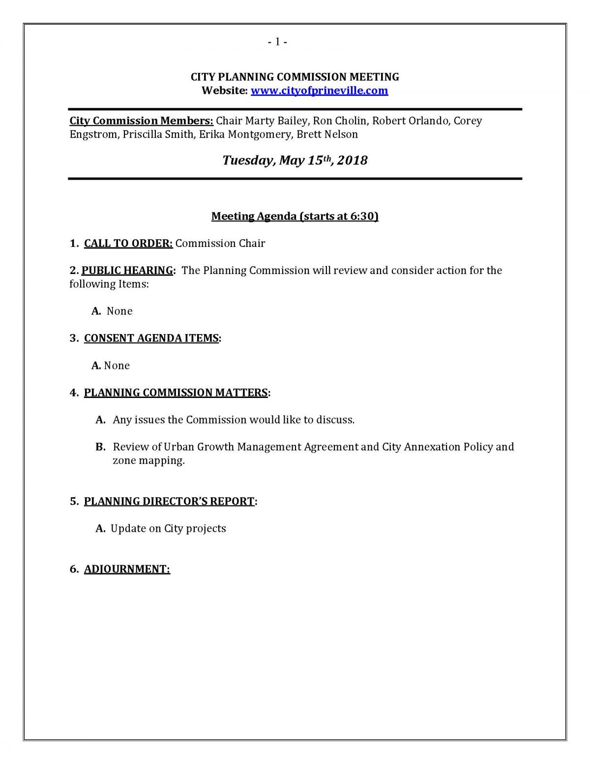 Agenda