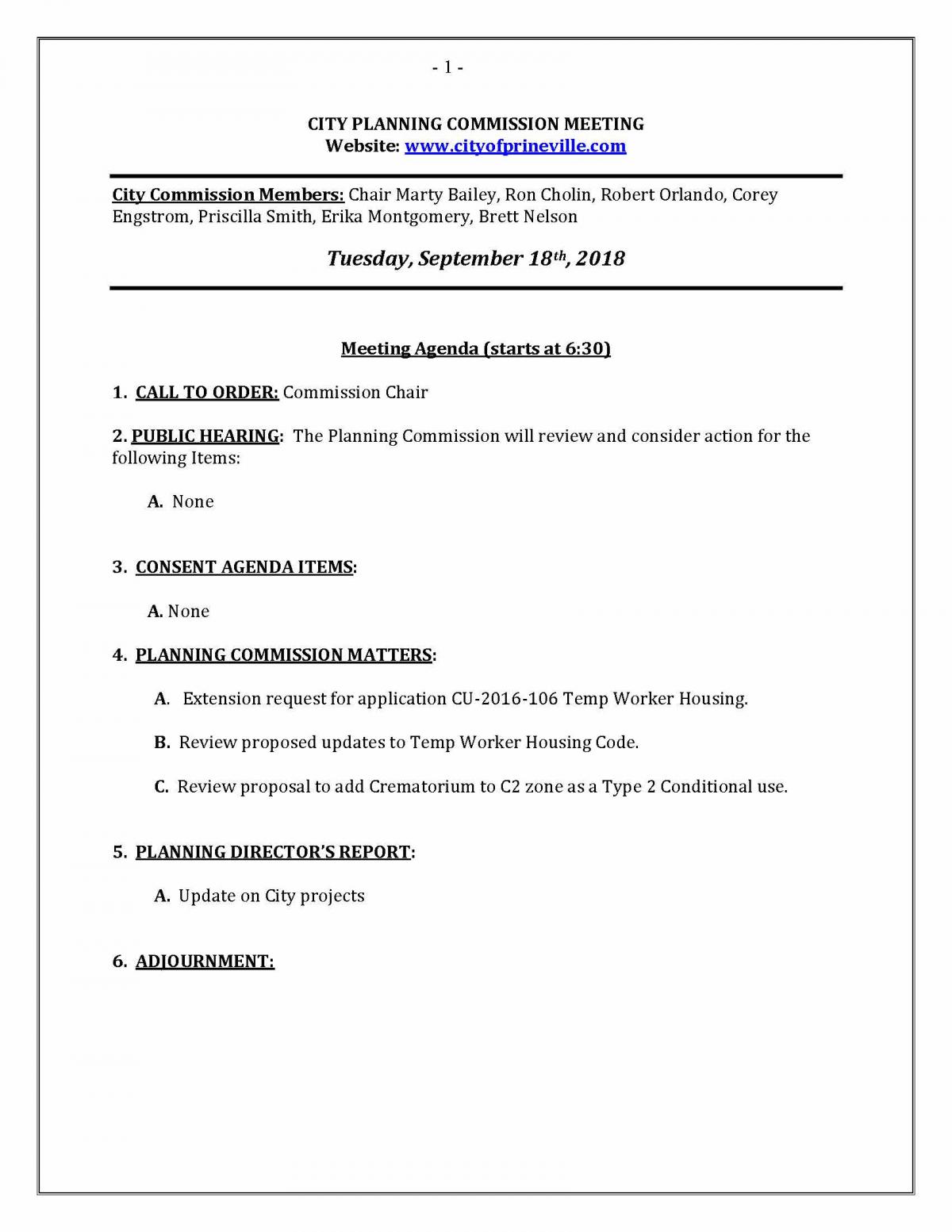 Agenda