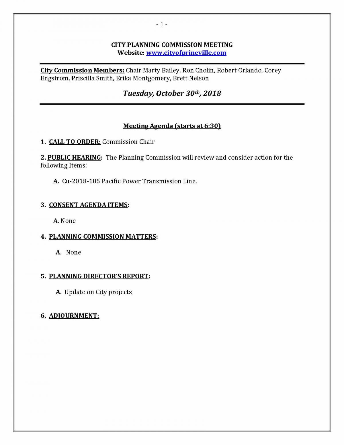 Agenda