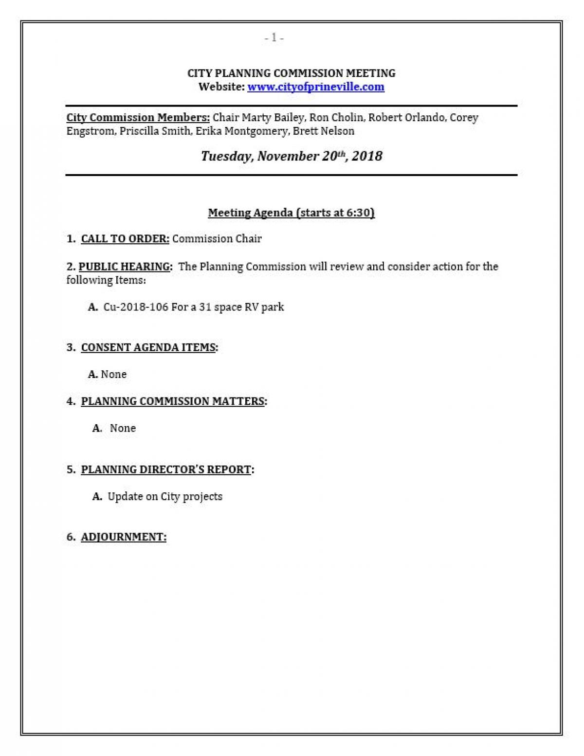Agenda