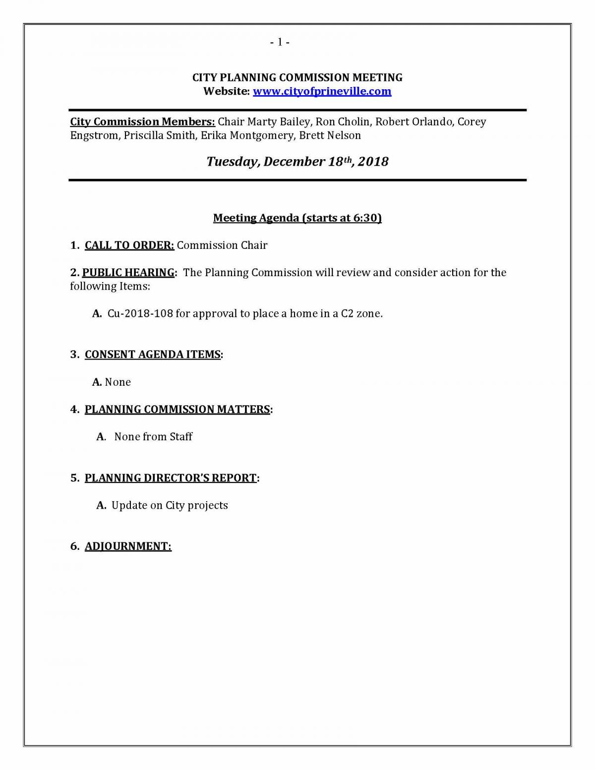 Agenda